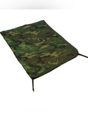 Woodland Wet Weather Poncho Liner Woobie Genuine USGI camo new